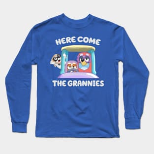 Here Come The Grannies - Bluey Long Sleeve T-Shirt